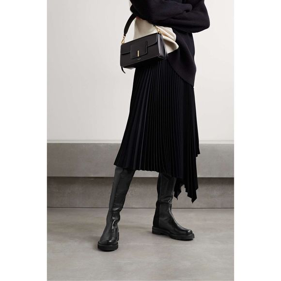 STUART WEITZMAN 5050 Lift leather and stretch over-the-knee boots - Picture 4 of 9